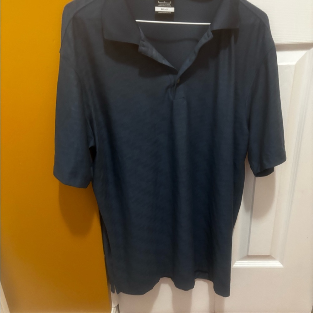 Nike Blue Polo Shirt Soft Knit Classic